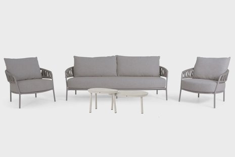 4 Seasons Outdoor Calma/Livo stoel-bank loungeset 5-delig