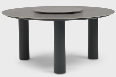 Coco Trino dining tuintafel 158 cm met lazy susan