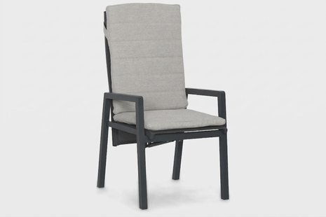 Lifestyle Vivaro dining tuinstoel verstelbaar antracite