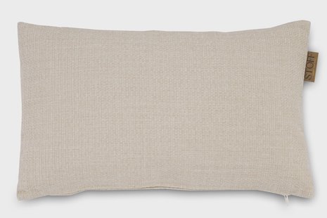 Stoff Mocha Weave sierkussen 50 x 30 cm