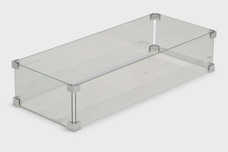 Garden Collections glasset voor inbouwbrander rechthoek