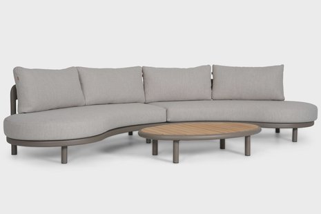 Santika Wave hoek loungeset 3-delig