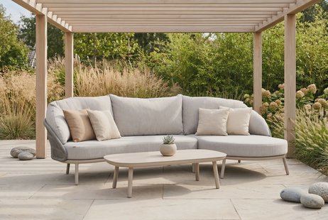 Santika Pebble organisch loungeset 3-delig