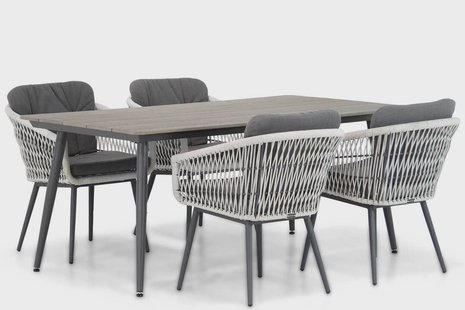 Lifestyle Western/Matale 180 cm dining tuinset 5-delig