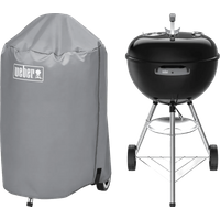 Weber Original Kettle 47 cm Zwart + Weber Hoes 47 cm