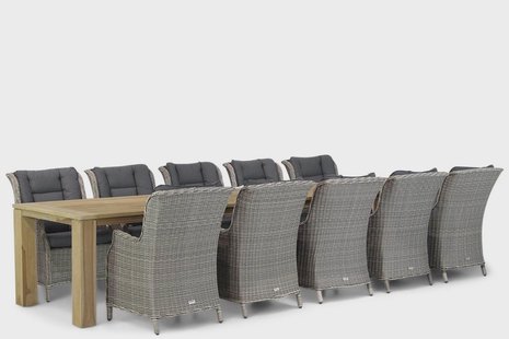 Garden Collections Aberdeen/Brighton 400 cm dining tuinset 11-delig