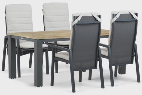 Lifestyle Vivaro/Veneto 180x90 cm dining tuinset 5-delig
