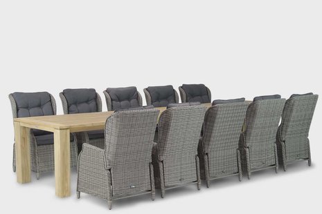 Garden Collections Edingburgh/Brighton 400 cm dining tuinset 11-delig