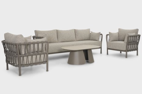 Santika Miyora stoel-bank loungeset 4-delig