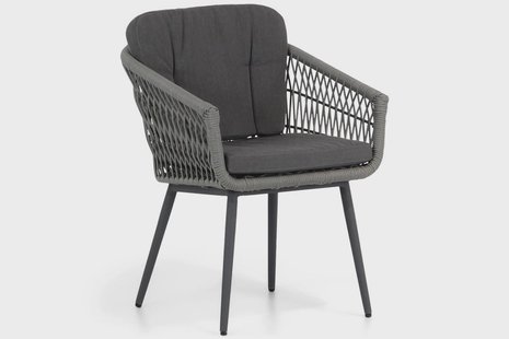 Lifestyle Western dining tuinstoel antraciet