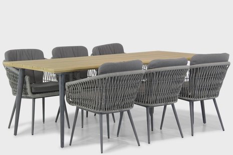 Lifestyle Western/Montana 240 cm dining tuinset 7-delig