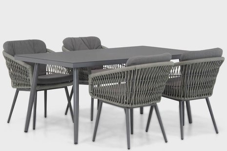 Lifestyle Western/Valencia 170 cm dining tuinset 5-delig