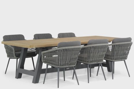 Lifestyle Western/Trente 260 cm dining tuinset 7-delig