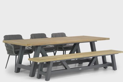 Lifestyle Western/Trente 260 cm dining tuinset 5-delig