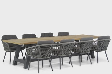 Lifestyle Western/Trente 330 cm dining tuinset 9-delig