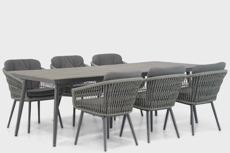 Lifestyle Western/Matale 240 cm dining tuinset 7-delig