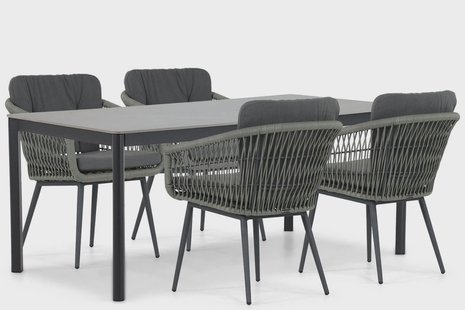 Lifestyle Western/Como 180 cm dining tuinset 5-delig