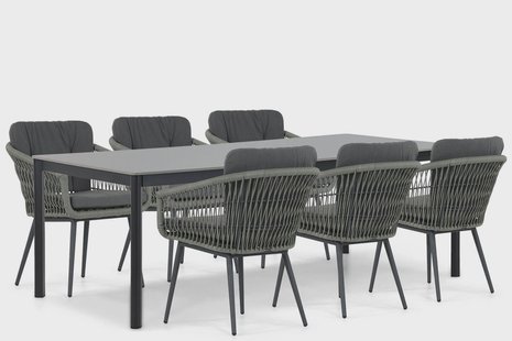 Lifestyle Western/Como 220 cm dining tuinset 7-delig