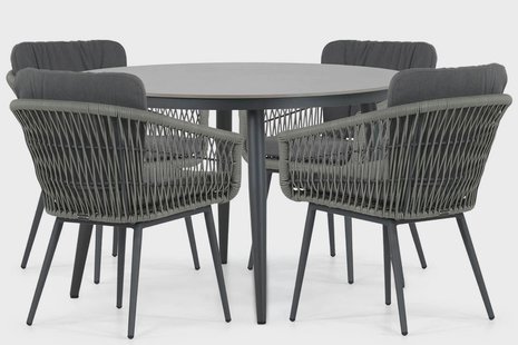 Lifestyle Western/Vienna 120 cm dining tuinset 5-delig