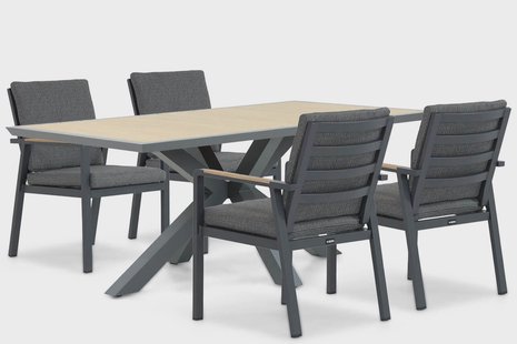 Lifestyle Marseille/Palermo 181 cm dining tuinset 5-delig