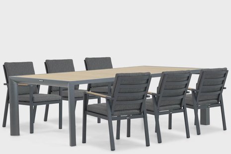 Lifestyle Marseille/Borello 240 cm dining tuinset 7-delig
