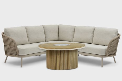 Coco Elara/Fire Nest 110 cm hoek loungeset 4-delig