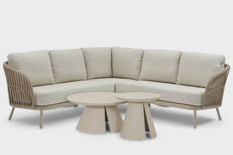 Coco Elara/Cayora 50/80 cm hoek loungeset 5-delig