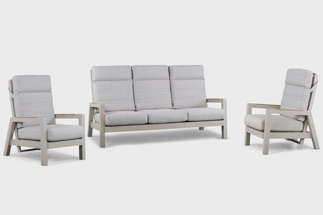 Lifestyle Evora stoel-bank loungeset 3-delig