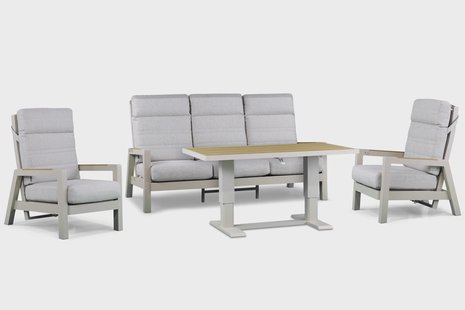Lifestyle Evora stoel-bank loungeset 4-delig