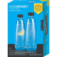 SodaStream DUO Glazen karaffen 1 liter 2-pack