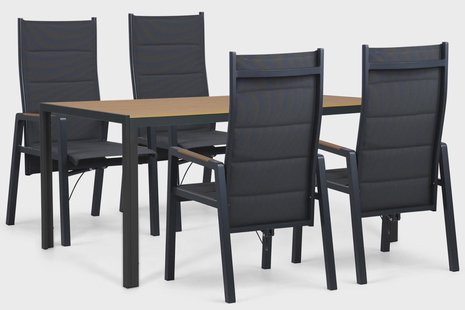 Lifestyle Essence/Creta 160x90 cm dining tuinset 5-delig