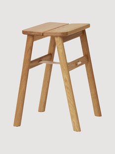 Eikenhouten kruk Angle Standard
