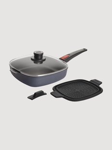 Pan Diamond Lite met deksel, 3-delig