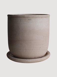 Outdoor bloempot Terra van terracotta, H 36 cm
