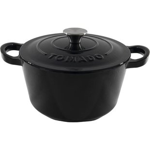 Braadpan Tomado Gietijzer Zwart 24 Cm