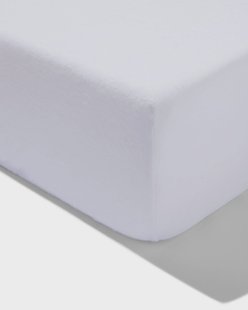 HEMA Matrasbeschermer molton 200x200cm katoen wit (wit)