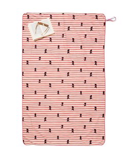 HEMA Takkie en Siepie strandlaken 110x175cm microvezel (rood)