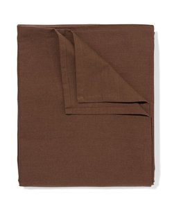 HEMA Tafelkleed XL 320x145cm katoen donkerbruin (donkerbruin)