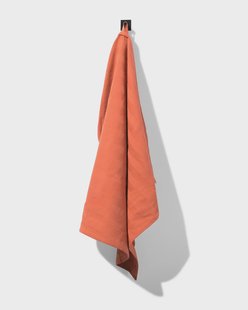HEMA Theedoek 65x65cm katoen koraal (koraal)
