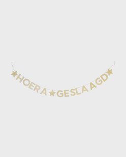 HEMA Slinger 1.8m papier geslaagd (goud)