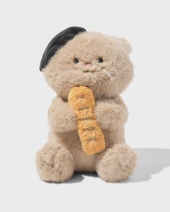 HEMA Knuffel 20x25x35cm kat met stokbrood