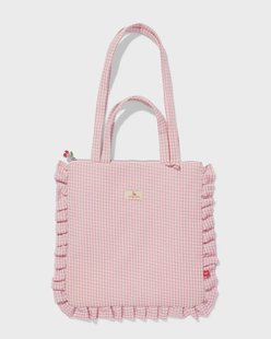 HEMA Tas 36x37.5cm seersucker ruches ruiten