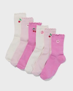 HEMA Sokken maat 36-41 bloemen - 6 paar