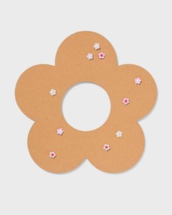 HEMA Prikbord 47x47x1.1cm bloem met punaises