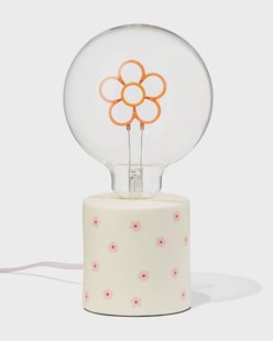 HEMA Led-lamp 12.5x12.5x23cm bloem