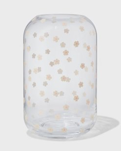 HEMA Vaas ⌀12x20cm glas bloemen