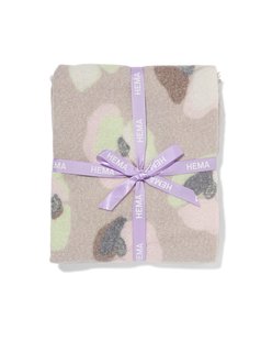 HEMA Plaid 130x150cm wollook bloemen (multi)