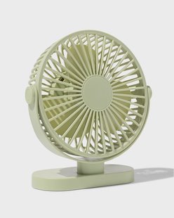 HEMA USB tafelventilator ⌀17.5cm groen (lichtgroen)