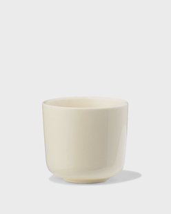 HEMA Espressokopje 100ml Knap new bone china geel (geel)