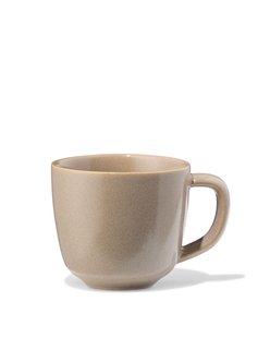 HEMA Espressokopje 90ml Puur aardewerk beige (beige)